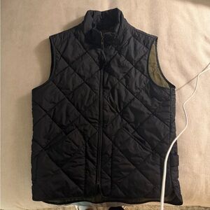 J. Crew Men's Dark Quilted Vest